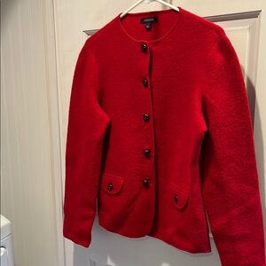 Land’s End Vibrant Red Women's Blazer/ coatigan